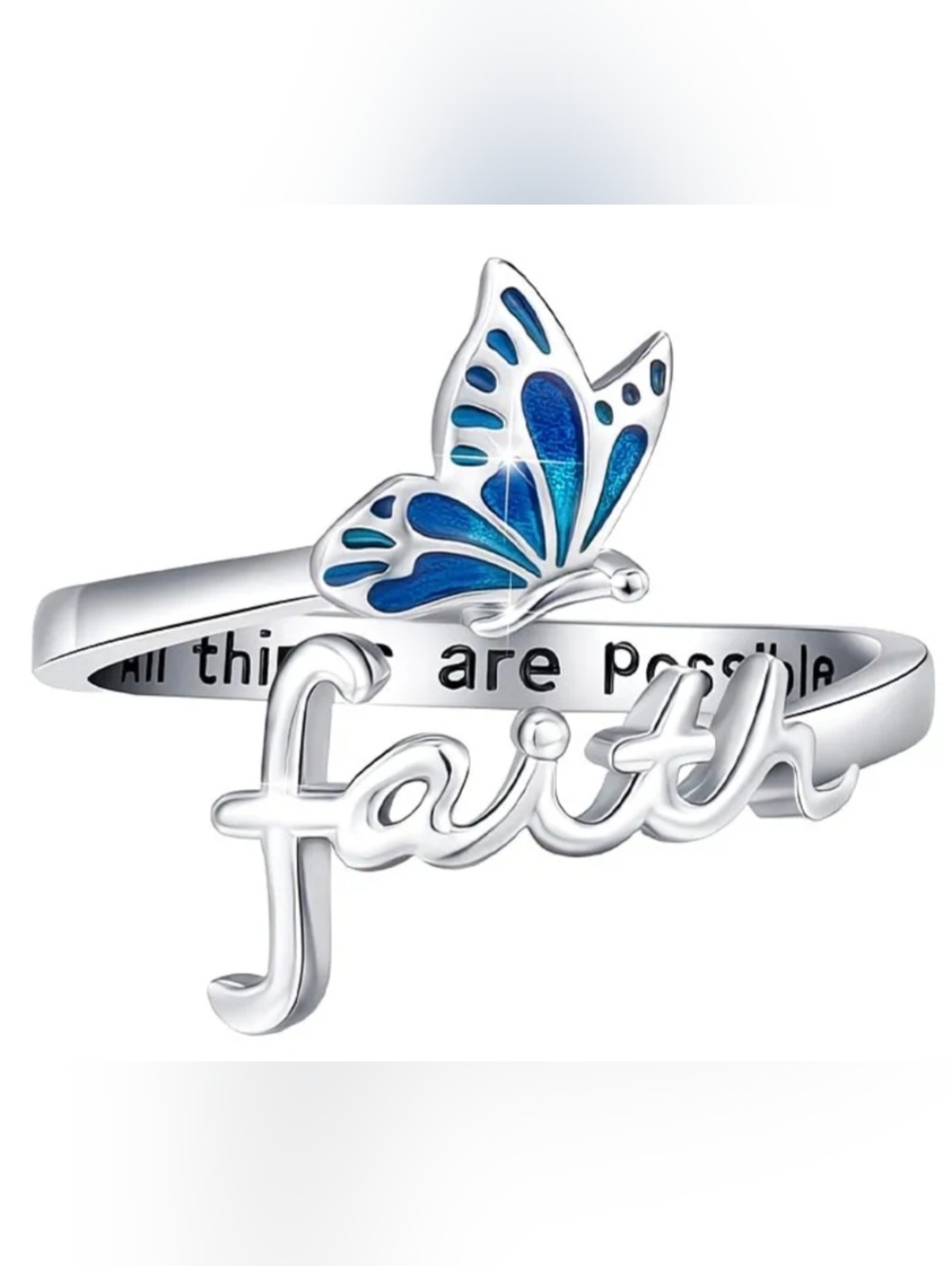 Faith Butterfly Ring • All Things Possible